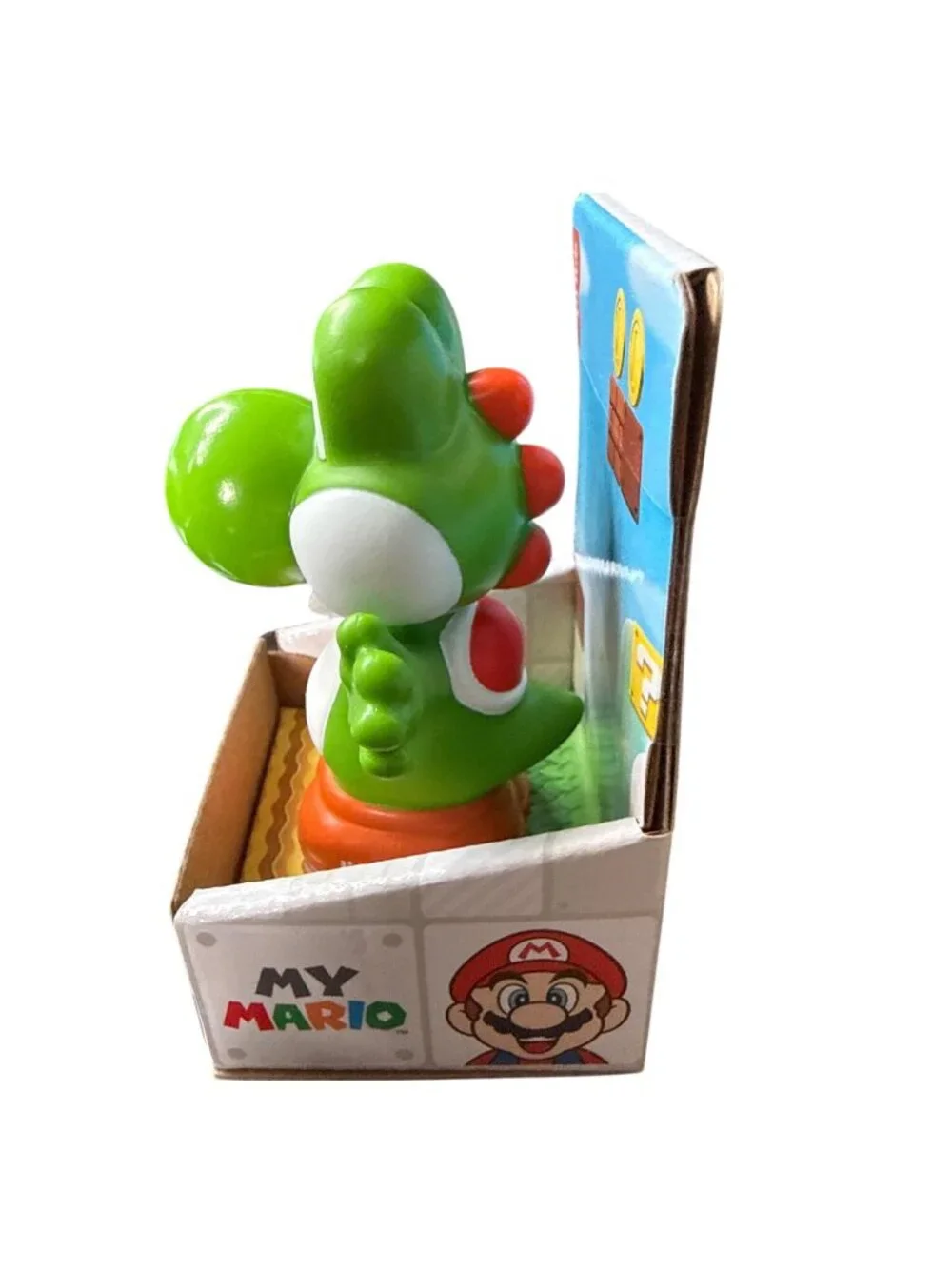 NIB Fisher Price Little People My Mario YOSHI Figure Nintendo Toy Collectible